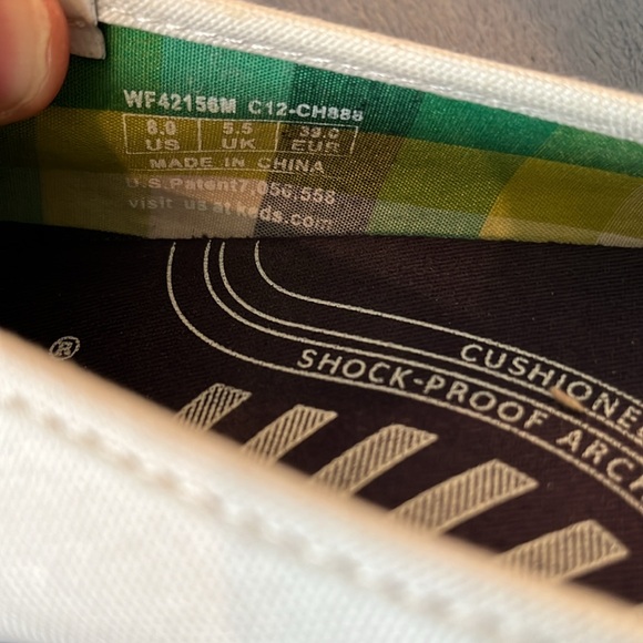 Keds Ballerina Style Sneakers Off White Size 8 - Picture 4 of 4